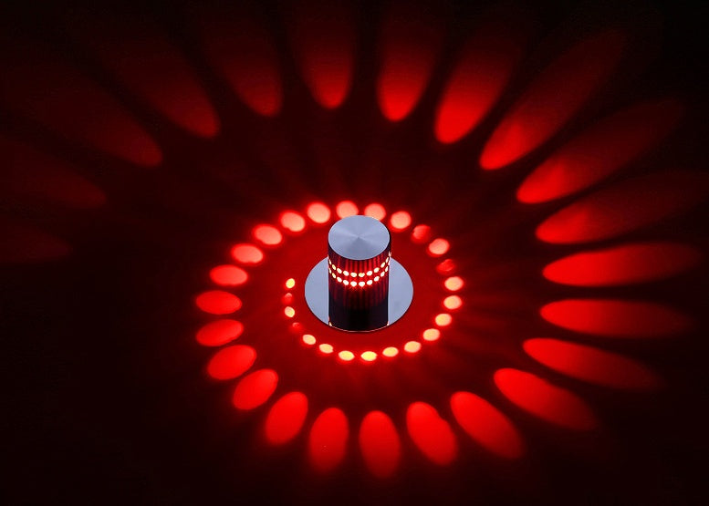 Spiral Glow LED Wall Lamp – Cozy Aesthetic Lighting