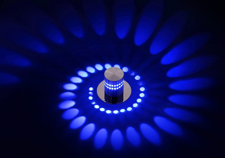 Spiral Glow LED Wall Lamp – Cozy Aesthetic Lighting